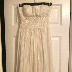 White House Black Market Strapless Dress